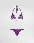 Треугольный бикини Dolce & Gabbana, фиолетовый - фото 3