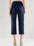 Брюки 7/8 темно-синего цвета Adelina - фото 3