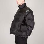 Пуховик мужской черный Celine, черный - фото 5