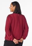 Блуза Zizzi Blouse, Cabernet W Gold/Red - фото 3