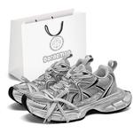 Низкие массивные кроссовки унисекс Doraemon, космическое серебро (коллекция Рождество) - фото