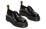 Кроссовки Dr. Martens 1461 Distressed Patent Leather Platform Shoes 'Black' - фото 3