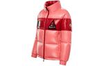 Пуховик женский розовый Moncler - фото 4