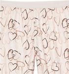 Пижамные брюки Calvin Klein Girls из супермягкого микрофлиса с начесом, Pink Heart / Plaid - фото 2