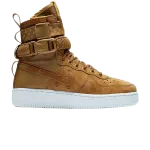 Кроссовки Nike Wmns SF Air Force 1 High 'Muted Bronze', желтый - фото