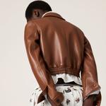 Блузон из наппы plongé MIU MIU, палисандр - фото 6