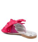 Шлепанцы с бантом Monnalisa, красный - фото 2