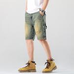 Джинсовые шорты летние унисекс Jeep, синий деним - фото 8