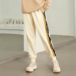 Повседневные брюки унисекс Kappa, Tallow White-0111 - фото 6