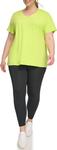Женская футболка Calvin Klein Performance Plus Active с круглым вырезом, Lime Volt - фото