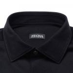Zzegna Мужская черная рубашка - фото 5