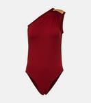 Сборный купальник с одним плечом Bottega Veneta, Lava - фото