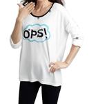 Графический свитер Word Cloud в белом цвете Multi ANGEL - фото