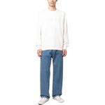 Хлопковый свитшот с вышитым логотипом Carhartt WIP, белый - фото 4