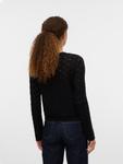 Вязаный кардиган VERO MODA PAOLA, Black - фото 4