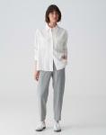 Блузка на пуговицах LANGARMBLUSE FLARA Opus, белый - фото 3