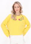 Толстовка IZIA, желтый - фото