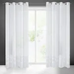 Штора AILEEN белая 140x250 люверсы Eurofirany - фото 5