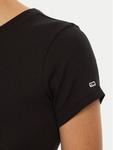 Облегающая футболка DW0DW19435 Tommy Jeans, черный - фото 4