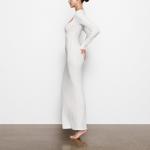 SKIMS Платье с длинными рукавами Женское, Мрамор - фото 5