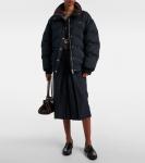 Пуховик с логотипом Prada, Nero - фото 2