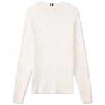 Вязаный свитер с круглым вырезом Tommy Hilfiger, темно-синий - фото 10