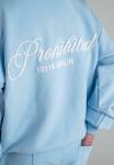 Толстовка PROHIBITED, светло-голубой - фото 6