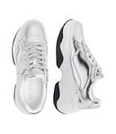 Кроссовки счастливые Guess, серебряный - фото 4