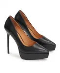 Туфли на платформе с острым носком. Kazar, черный - фото 2