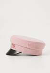 Шапка RUSLAN BAGINSKIY LOGO EMBELLISHED BAKER BOY , Light Pink - фото 3