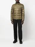 Пуховик на молнии MONCLER, зеленый - фото 2