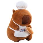 Плюшевая кукла капибара-повар MLING - фото