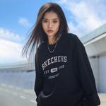 Унисекс свитшот Skechers, ярко-белый - фото 8