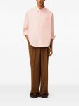 Рубашка из хлопка AMI Paris, розовый - фото 2