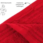 Полотенце Sleepling, красный - фото