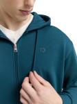 Толстовка с капюшоном на молнии TOM TAILOR DENIM, Petrol - фото 5