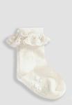 Носки 3-PACK FRILLY REGULAR FIT JoJo Maman Bébé, бежевый - фото