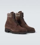 Сапэле замшевые шнурованные ботинки Manolo Blahnik, 2014 Dbrw - фото 5