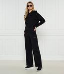 Толстовка женская Karl Lagerfeld с блестящей надписью, черный - фото 2