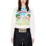 KENZO Белая женская толстовка - фото 5