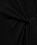Женское хлопковое платье миди с узлом MANGO, Black - фото 9