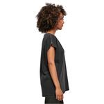 Футболка Build Your Brand Acid Washed Extended Short Sleeve Round Neck, черный - фото 3