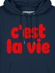 Толстовка Watapparel Cest la vie, темно-синий - фото 4