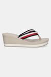 Шлепки TH Corporate Wedge Beach Sandal Tommy Hilfiger, бежевый - фото 2