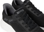 Кроссовки BOBS from SKECHERS Hands Free Slip-Ins Squad Chaos - Solid Step, цвет Black/White - фото 6