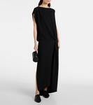 Шелковое макси-платье Esmee The Row, черный - фото 2