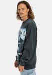 Толстовка DC Shoes SKULL SHOCK CREW, Black - фото 4