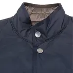 Zzegna Пуховик мужской темно-синий, Navy Blue - фото 4