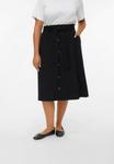 Юбка Vero Moda Curve VMVILJA HOHE TAILLE, Black - фото
