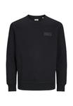 Толстовка Jack & Jones POPS CREW NECK, Black - фото 2